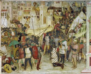 La Bataille de Clavigo - Altichiero da Zevio